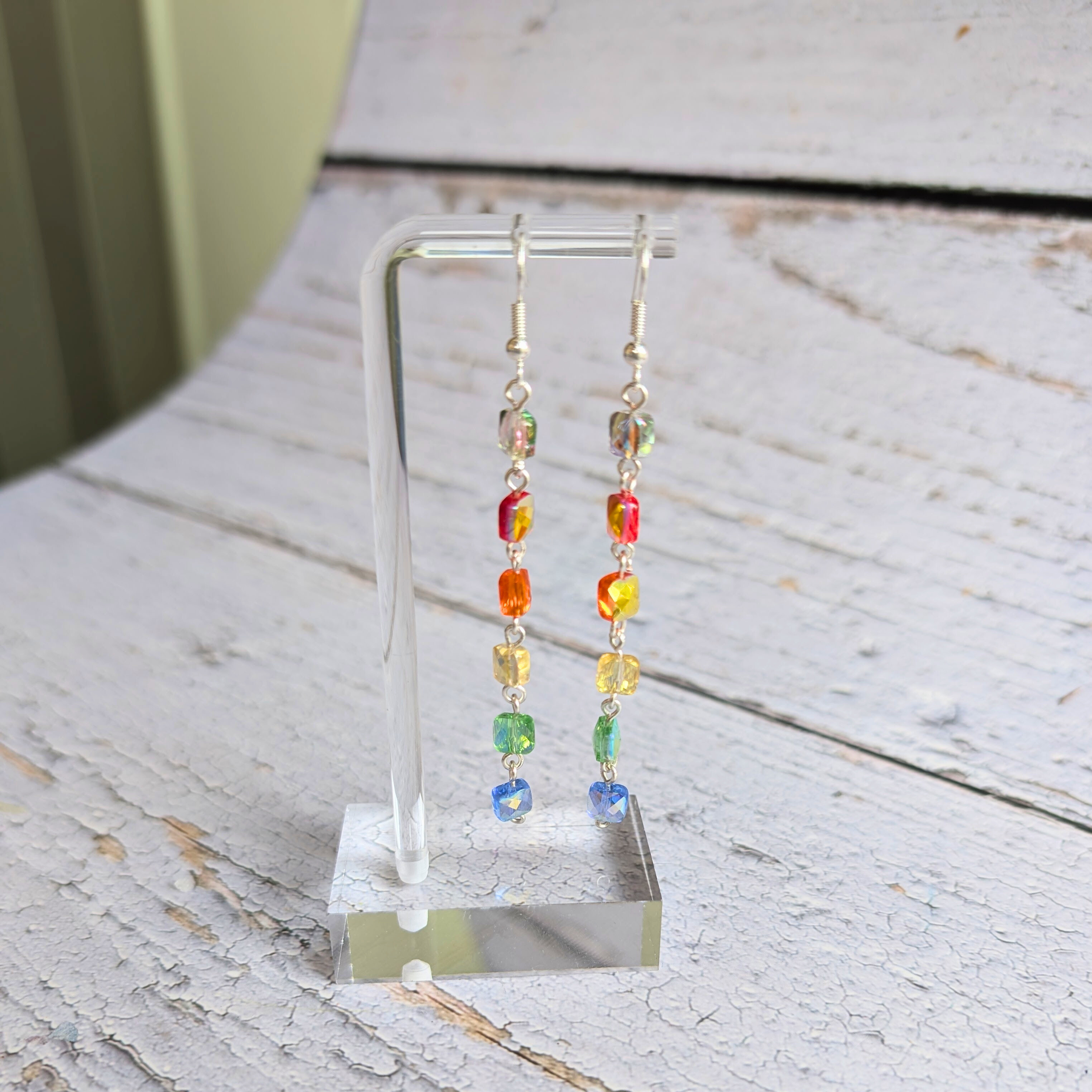 Crystal Rainbow Earrings