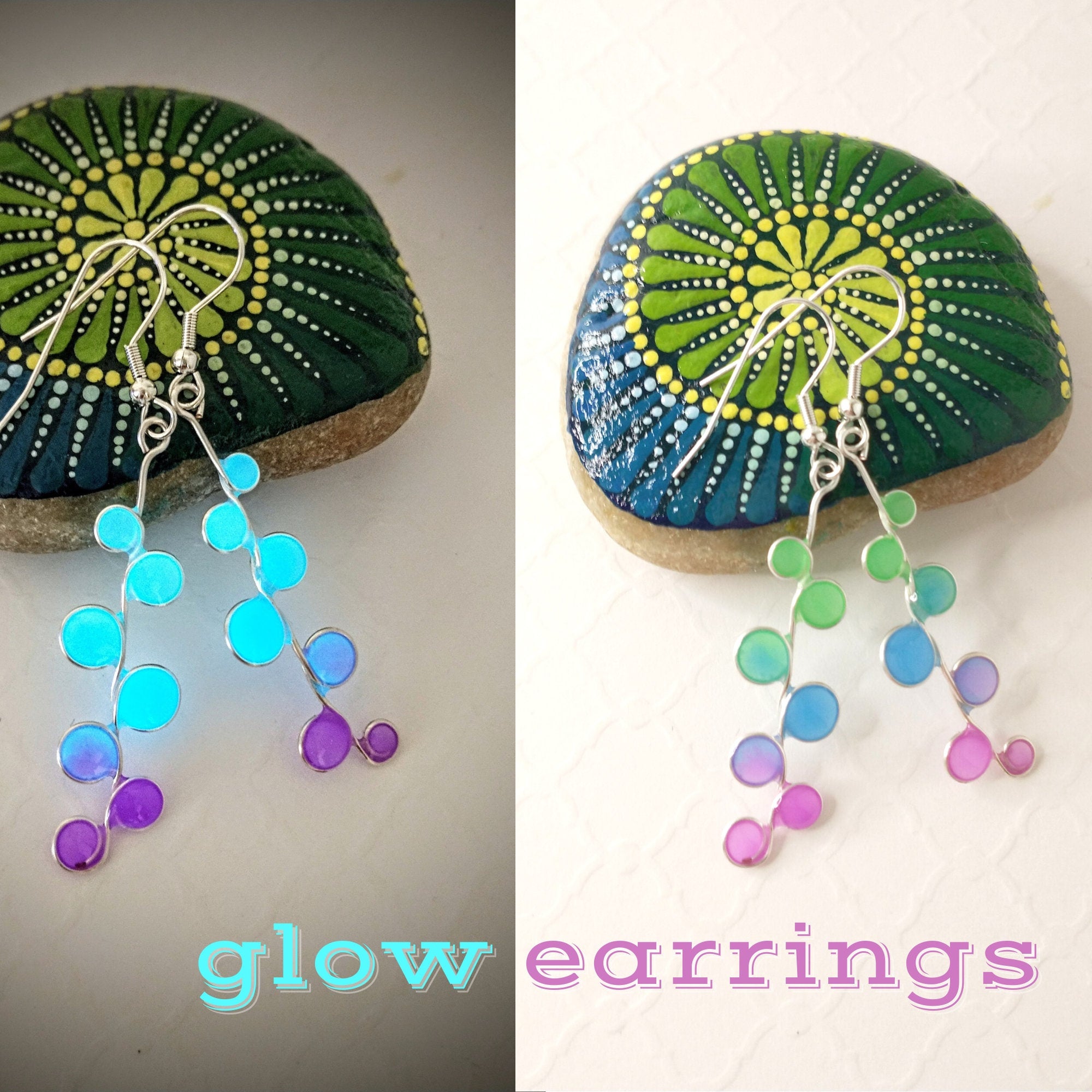 Neon Glow in the Dark Earrings