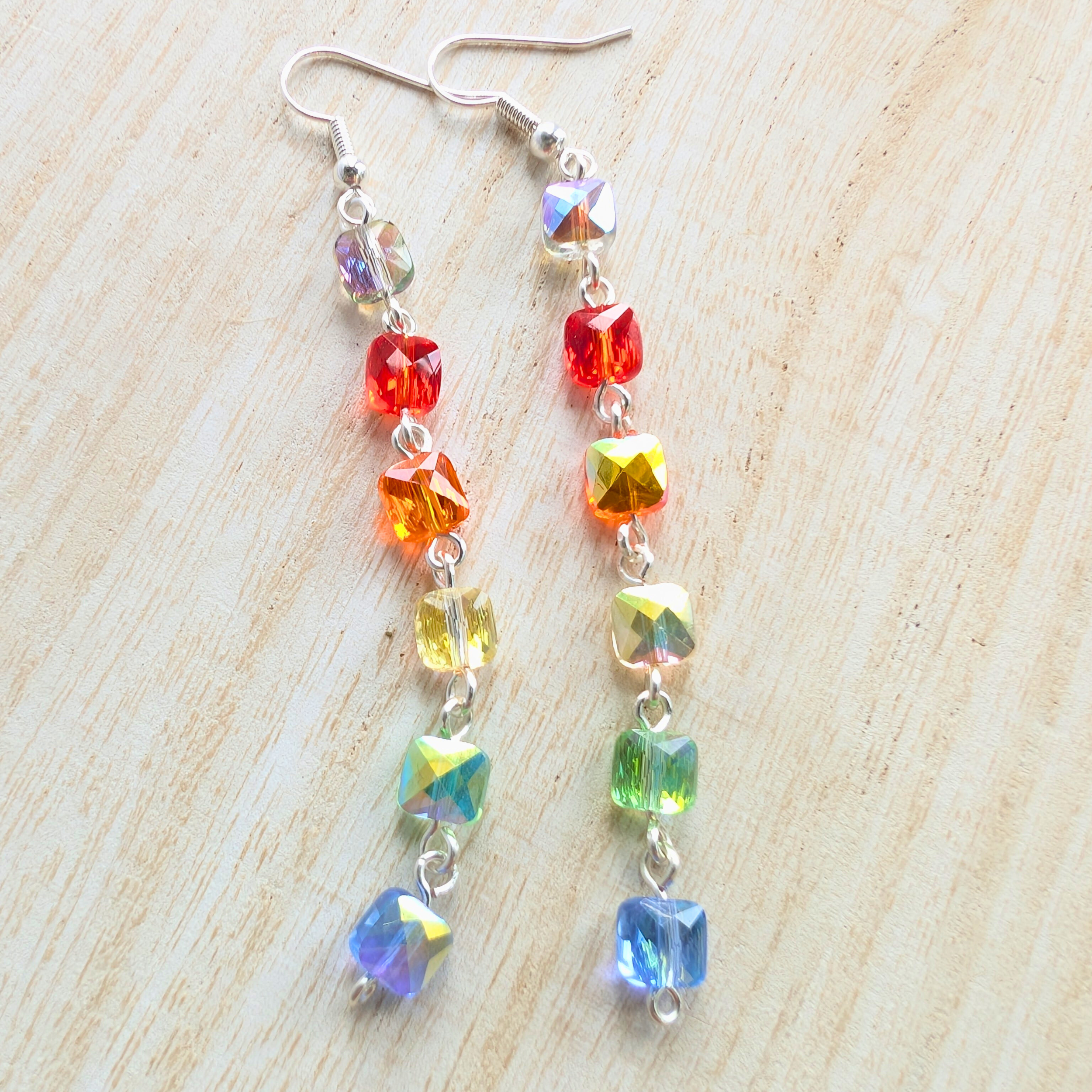 Crystal Rainbow Earrings