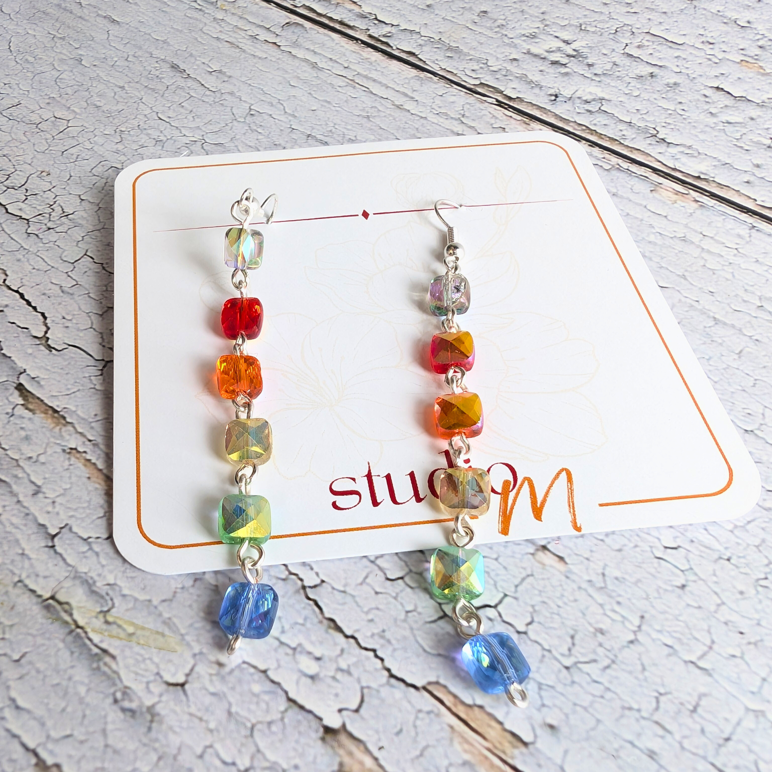 Crystal Rainbow Earrings
