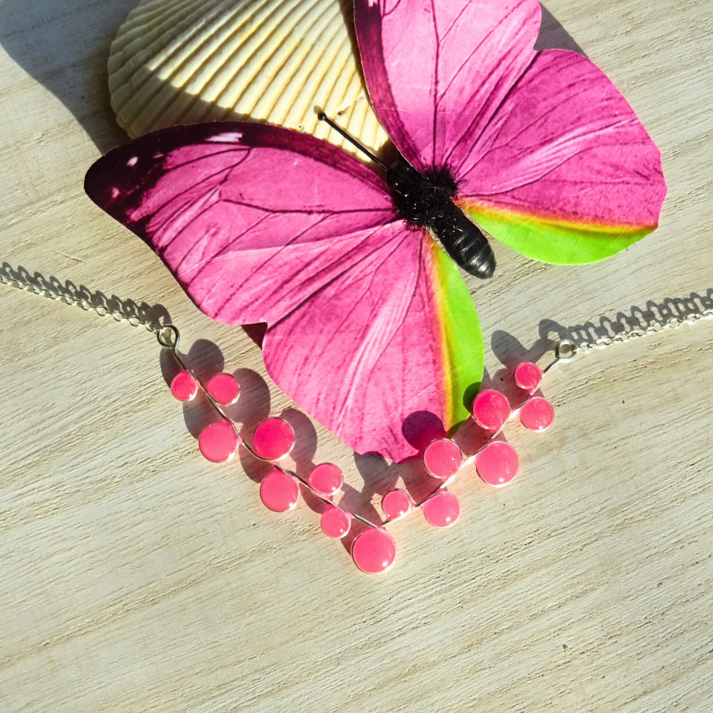 Pink Glow Necklace