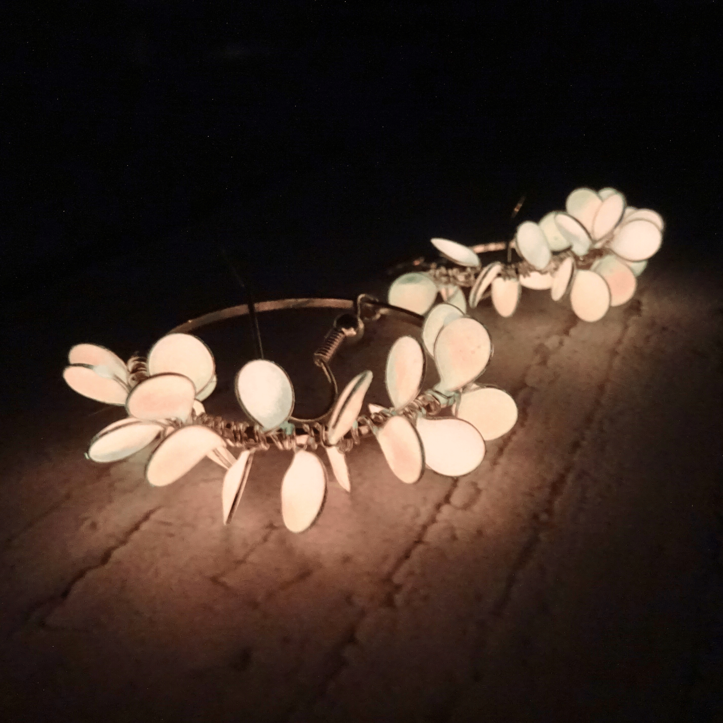 glow in the dark earrings